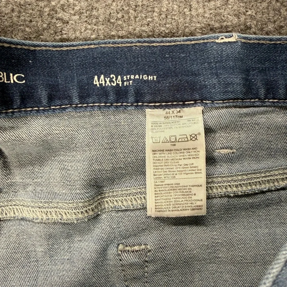 Banana Republic Luxe Traveler Straight Fit Jeans Mens 44x27.5 #4129